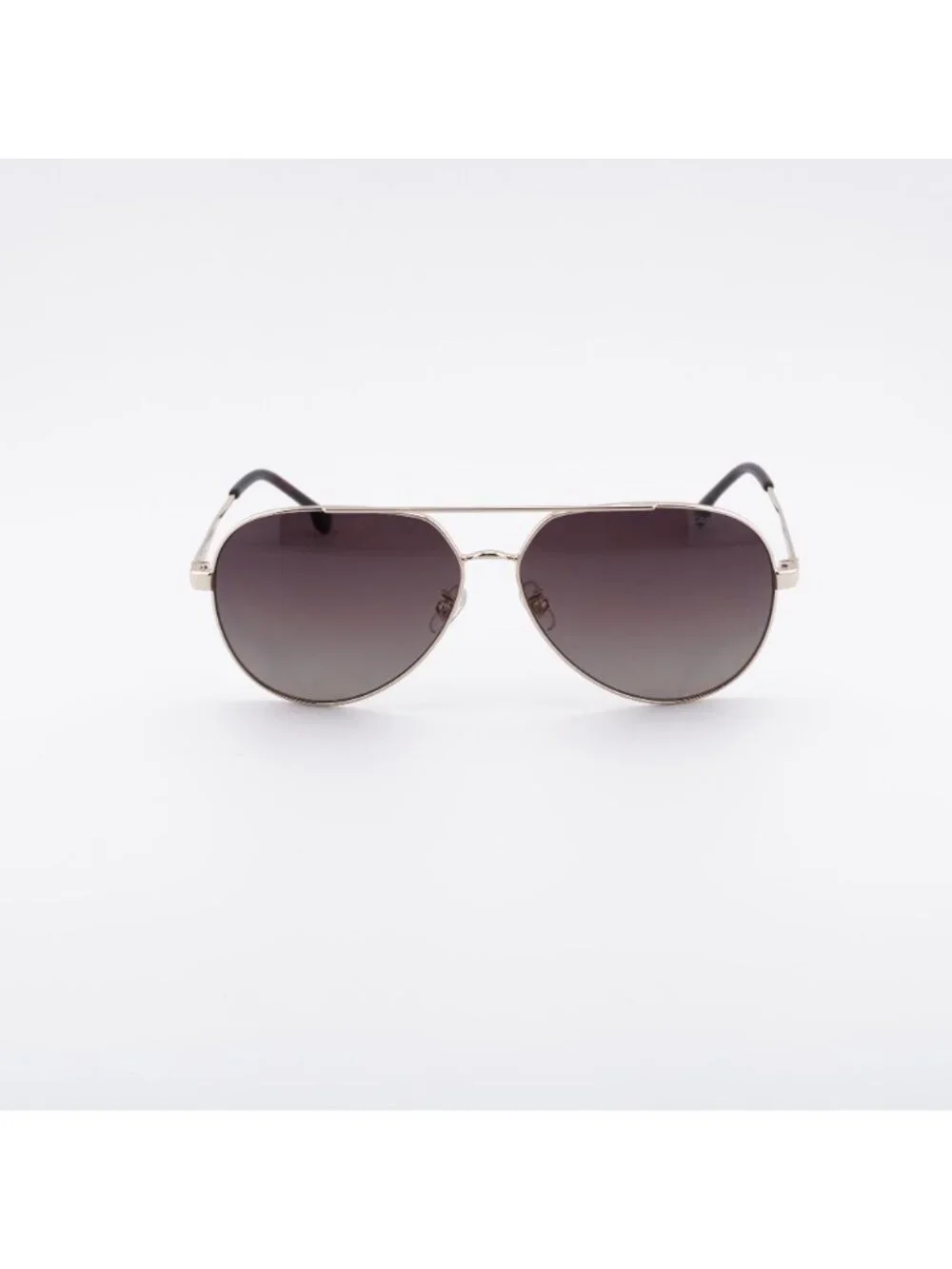 CARRERA 3005/S 006J LA Sunglasses Gold Aviator Frame, Brown Polarized Lenses